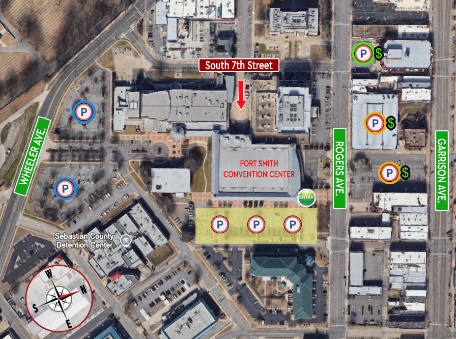 arkansas-outdoor-expo-parking-downtown-fort smith
